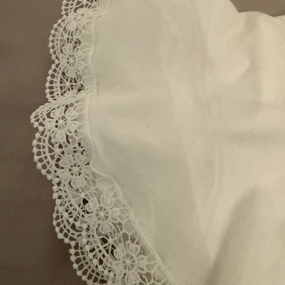 NWOT Vintage Rare Graphic Roses Lace Flutter Tee - Picture 4 of 4